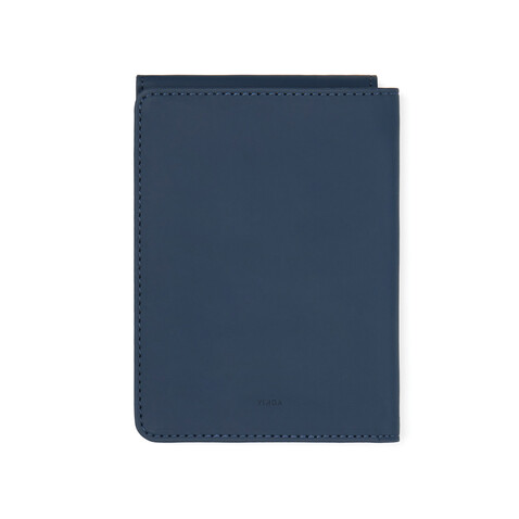 VINGA Baltimore RCS recycelte Polyester-RFID-Reisepasshülle navy blau bedrucken, Art.-Nr. V8200125 VINGA Baltimore RCS recycelte Polyester-RFID-Reisepasshülle navy blau bedrucken, Art.-Nr. V8200125