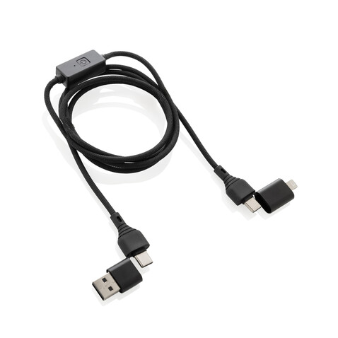 Datalock RCS recyceltes 60W Hacking-Schutzkabel schwarz bedrucken, Art.-Nr. P302.4901 Datalock RCS recyceltes 60W Hacking-Schutzkabel schwarz bedrucken, Art.-Nr. P302.4901