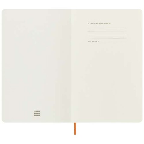 Moleskine 100% VEGEA® Capri Softcover Notizbuch L – liniert, orange bedrucken, Art.-Nr. 10793231 Moleskine 100% VEGEA® Capri Softcover Notizbuch L – liniert, orange bedrucken, Art.-Nr. 10793231
