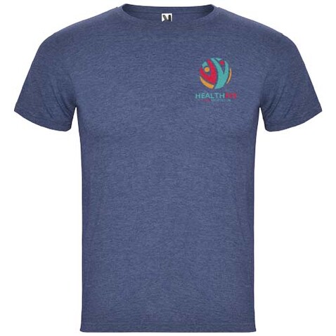 Fox T-Shirt für Herren, Heather Denim Blue bedrucken, Art.-Nr. R66601L1 Fox T-Shirt für Herren, Heather Denim Blue bedrucken, Art.-Nr. R66601L1