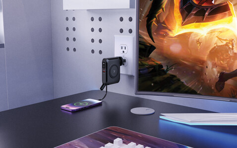 Urban Vitamin Oxnard 5-in-1 65W Universal-Ladegerät schwarz bedrucken, Art.-Nr. P301.9601 Urban Vitamin Oxnard 5-in-1 65W Universal-Ladegerät schwarz bedrucken, Art.-Nr. P301.9601