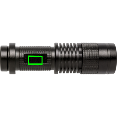 Kompakte 3W Cree Taschenlampe schwarz bedrucken, Art.-Nr. P513.571 Kompakte 3W Cree Taschenlampe schwarz bedrucken, Art.-Nr. P513.571