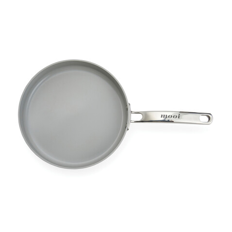 VINGA Alto Bratpfanne aus RCS recyceltem Aluminium 25cm beige bedrucken, Art.-Nr. V2612802