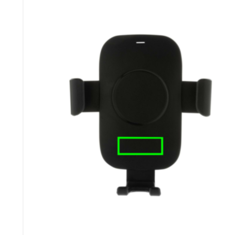 10W Wireless Charging Autohalter aus RCS Plastik schwarz bedrucken, Art.-Nr. P302.561 10W Wireless Charging Autohalter aus RCS Plastik schwarz bedrucken, Art.-Nr. P302.561