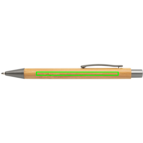 Slim Design Bambus Stift braun, silber bedrucken, Art.-Nr. P610.569 Slim Design Bambus Stift braun, silber bedrucken, Art.-Nr. P610.569