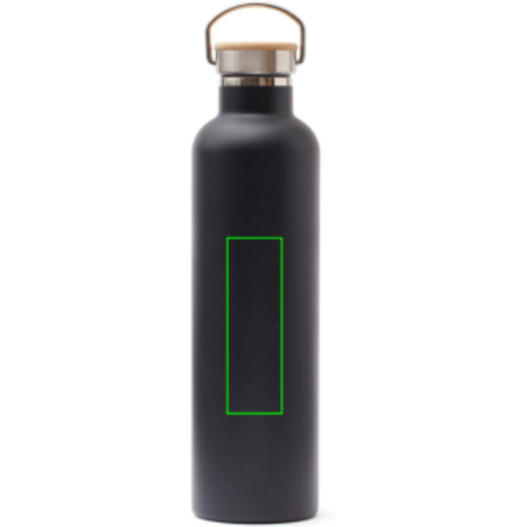 VINGA Miles Thermosflasche 1000 ml schwarz bedrucken, Art.-Nr. 5058 VINGA Miles Thermosflasche 1000 ml schwarz bedrucken, Art.-Nr. 5058