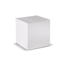 Notizwürfel 10x10x10cm - Weiss bedrucken, Art.-Nr. LT91705-N0001