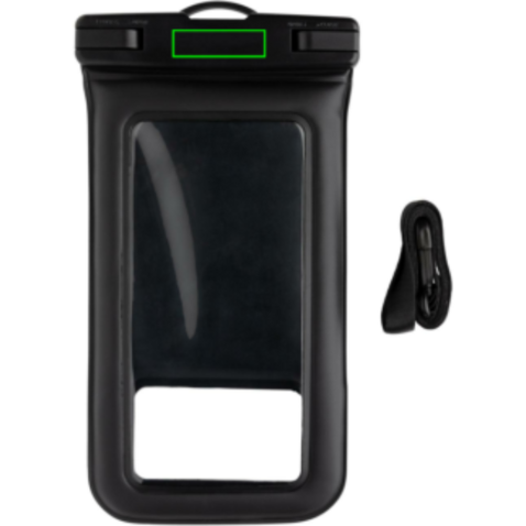 IPX8 wasserdichte, schwimmende Telefontasche schwarz bedrucken, Art.-Nr. P301.341 IPX8 wasserdichte, schwimmende Telefontasche schwarz bedrucken, Art.-Nr. P301.341
