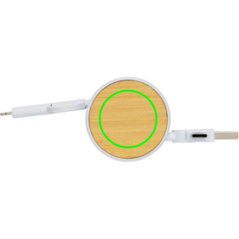 Ontario ausziehb. 6-in-1 Kabel aus RCS recyceltem Kunststoff weiß bedrucken, Art.-Nr. P302.373 Ontario ausziehb. 6-in-1 Kabel aus RCS recyceltem Kunststoff weiß bedrucken, Art.-Nr. P302.373