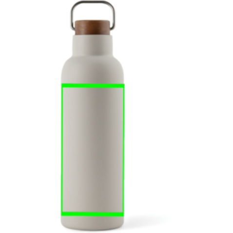 VINGA Ciro RCS recycelte Vakuumflasche 800ml grau bedrucken, Art.-Nr. V430039 VINGA Ciro RCS recycelte Vakuumflasche 800ml grau bedrucken, Art.-Nr. V430039