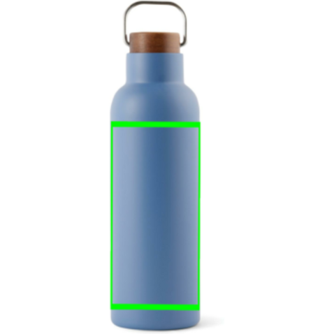 VINGA Ciro RCS recycelte Vakuumflasche 800ml blau bedrucken, Art.-Nr. V430035 VINGA Ciro RCS recycelte Vakuumflasche 800ml blau bedrucken, Art.-Nr. V430035