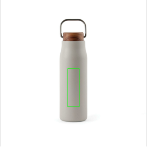 VINGA Ciro RCS recycelte Vakuumflasche 300ml grau bedrucken, Art.-Nr. V430049