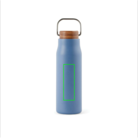 VINGA Ciro RCS recycelte Vakuumflasche 300ml blau bedrucken, Art.-Nr. V430045 VINGA Ciro RCS recycelte Vakuumflasche 300ml blau bedrucken, Art.-Nr. V430045