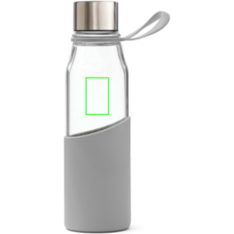 VINGA Lean Glasflasche grau bedrucken, Art.-Nr. 50962