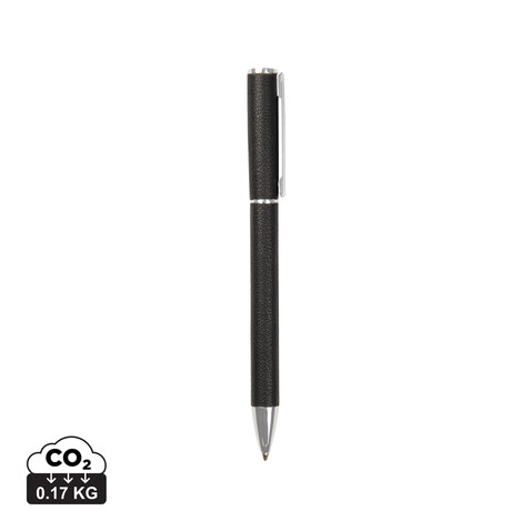 VINGA Timo Stift aus RCS recyceltem Aluminium schwarz bedrucken, Art.-Nr. V1690201