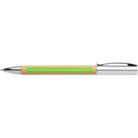 Moderner Bambus-Stift braun bedrucken, Art.-Nr. P610.589 Moderner Bambus-Stift braun bedrucken, Art.-Nr. P610.589