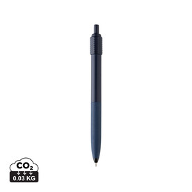 Quill-Anti-Stress-Stift aus GRS rec. rABS navy blau bedrucken, Art.-Nr. P611.2925