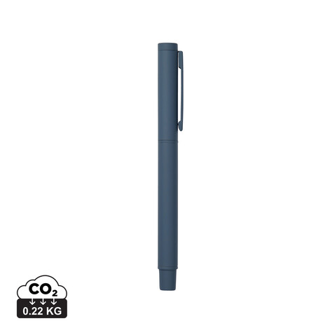 VINGA Baltimore Stift aus RCS recyceltem Stainless-Steel navy blau bedrucken, Art.-Nr. V1690025 VINGA Baltimore Stift aus RCS recyceltem Stainless-Steel navy blau bedrucken, Art.-Nr. V1690025