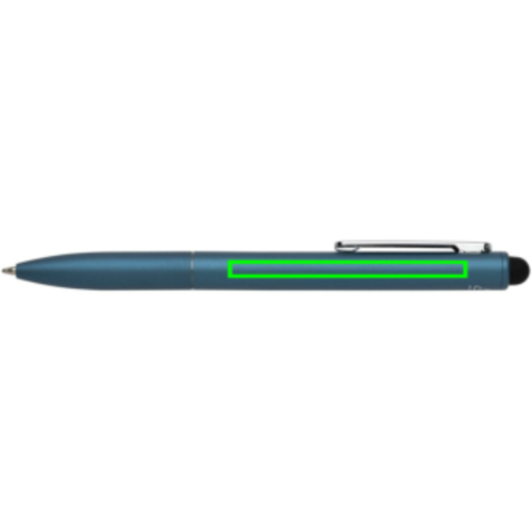 Kymi Stift mit Stylus aus RCS recyceltem Aluminum Königsblau bedrucken, Art.-Nr. P611.235 Kymi Stift mit Stylus aus RCS recyceltem Aluminum Königsblau bedrucken, Art.-Nr. P611.235