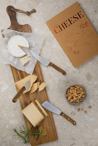 VINGA Käsemesser-Set Story of Cheese braun bedrucken, Art.-Nr. V2613627 VINGA Käsemesser-Set Story of Cheese braun bedrucken, Art.-Nr. V2613627