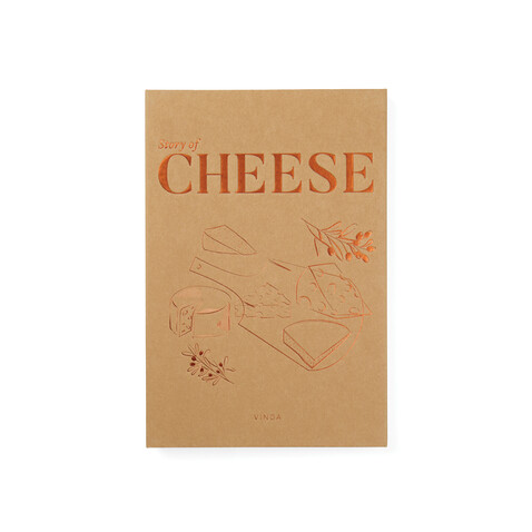 VINGA Käsemesser-Set Story of Cheese braun bedrucken, Art.-Nr. V2613627 VINGA Käsemesser-Set Story of Cheese braun bedrucken, Art.-Nr. V2613627