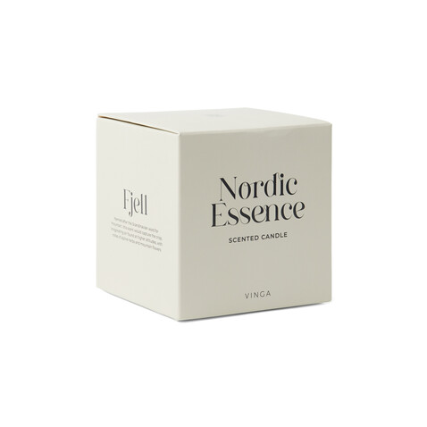 Nordic Essence Duftkerze klein off white, dunkelbraun bedrucken, Art.-Nr. V2620419 Nordic Essence Duftkerze klein off white, dunkelbraun bedrucken, Art.-Nr. V2620419