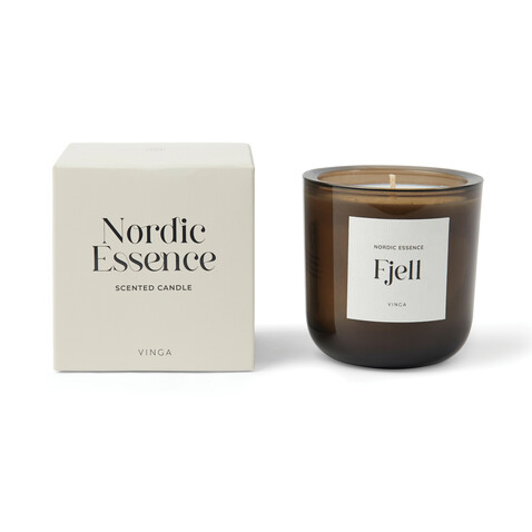 Nordic Essence Duftkerze groß off white, dunkelbraun bedrucken, Art.-Nr. V2620519 Nordic Essence Duftkerze groß off white, dunkelbraun bedrucken, Art.-Nr. V2620519