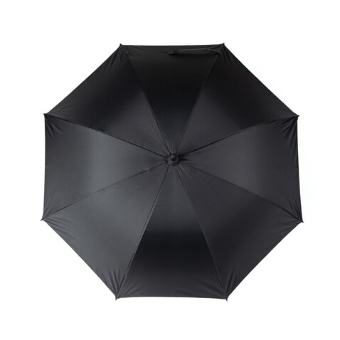 VINGA Baltimore AWARE™ RPET 23“ Regenschirm schwarz bedrucken, Art.-Nr. V850111