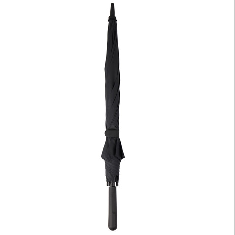 VINGA Baltimore AWARE™ RPET 23“ Regenschirm schwarz bedrucken, Art.-Nr. V850111