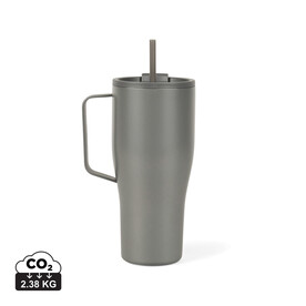 VINGA Eos Voyager 800ml Flasche aus RCS rec. Stainless-Steel grau, grau bedrucken, Art.-Nr. V4320422