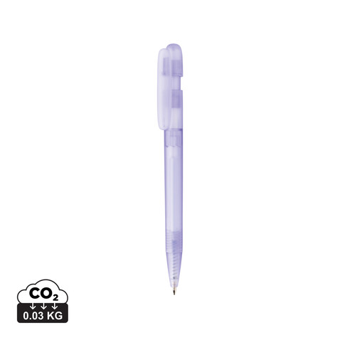 Devin transparenter Stift aus GRS zertifiziertem rABS lila bedrucken, Art.-Nr. P611.2630 Devin transparenter Stift aus GRS zertifiziertem rABS lila bedrucken, Art.-Nr. P611.2630