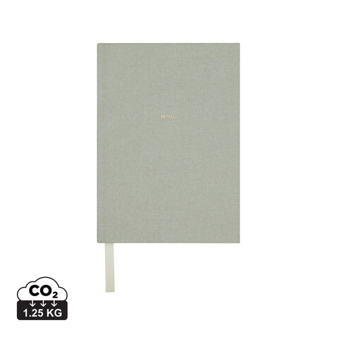VINGA Mind GRS-recyceltes Papierjournal grün bedrucken, Art.-Nr. V7730407 VINGA Mind GRS-recyceltes Papierjournal grün bedrucken, Art.-Nr. V7730407