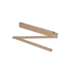 Zollstock 2m Premium natur - Holz bedrucken, Art.-Nr. LT91982-N0093