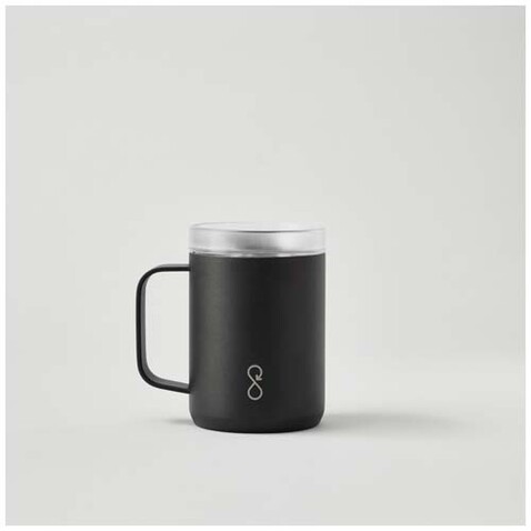 Ocean Bottle 350 ml vakuumisolierter Reisebecher, Obsidian Black bedrucken, Art.-Nr. 10081790 Ocean Bottle 350 ml vakuumisolierter Reisebecher, Obsidian Black bedrucken, Art.-Nr. 10081790