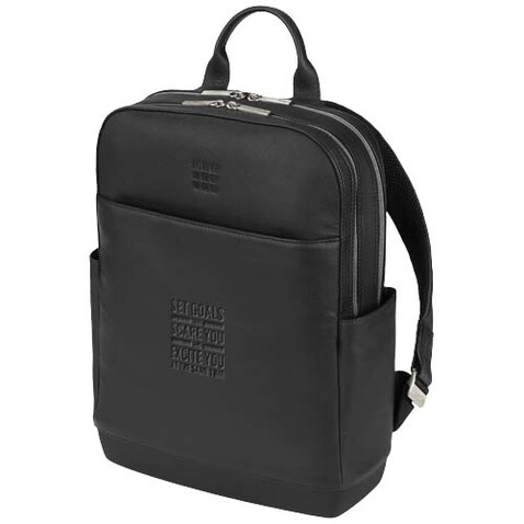 Moleskine Classic Pro Rucksack aus Leder, schwarz bedrucken, Art.-Nr. 13007290 Moleskine Classic Pro Rucksack aus Leder, schwarz bedrucken, Art.-Nr. 13007290