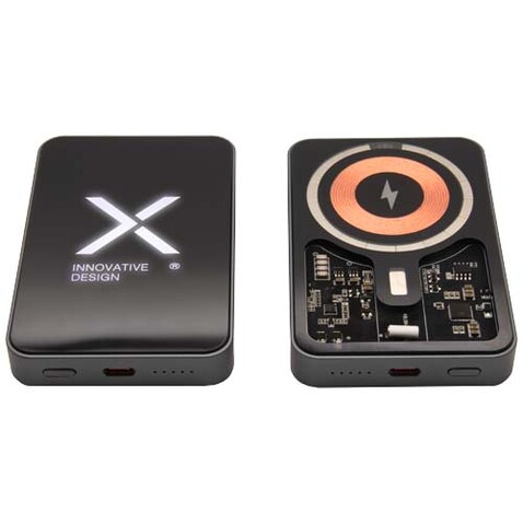 SCX.design P23 15W 5000 mAh MagSafe Powerbank, schwarz bedrucken, Art.-Nr. 1PX17490 SCX.design P23 15W 5000 mAh MagSafe Powerbank, schwarz bedrucken, Art.-Nr. 1PX17490