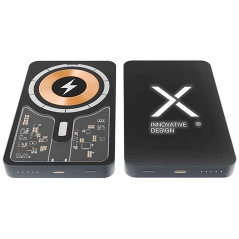 SCX.design P23 15W 5000 mAh MagSafe Powerbank, schwarz bedrucken, Art.-Nr. 1PX17490 SCX.design P23 15W 5000 mAh MagSafe Powerbank, schwarz bedrucken, Art.-Nr. 1PX17490