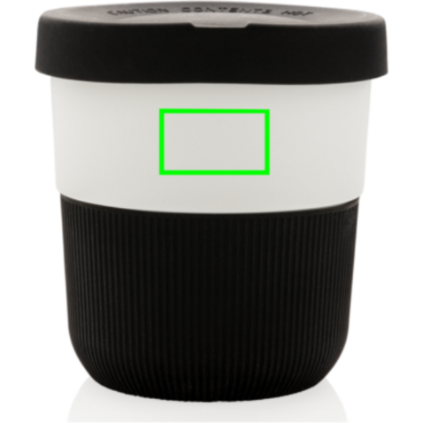 PLA Cup Coffee-To-Go 280ml schwarz bedrucken, Art.-Nr. P432.891 PLA Cup Coffee-To-Go 280ml schwarz bedrucken, Art.-Nr. P432.891