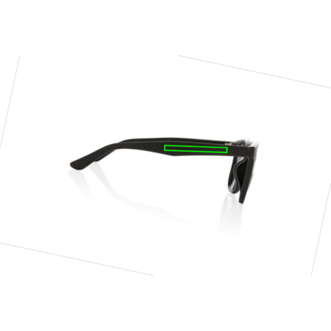 Weizenstroh Sonnenbrille schwarz bedrucken, Art.-Nr. P453.911 Weizenstroh Sonnenbrille schwarz bedrucken, Art.-Nr. P453.911