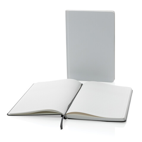 A5 Impact Steinpaper Hardcover Notizbuch schwarz bedrucken, Art.-Nr. P774.351 A5 Impact Steinpaper Hardcover Notizbuch schwarz bedrucken, Art.-Nr. P774.351