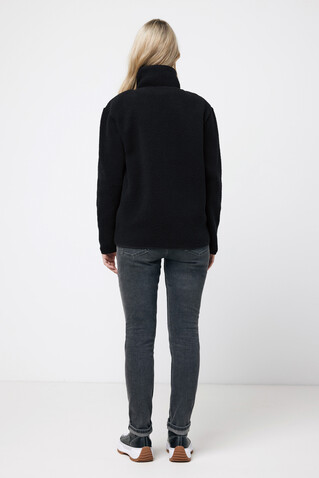 IQONIQ Diran Fleecejacke aus recyceltem Polyesterflor schwarz bedrucken, Art.-Nr. T9800.001.L IQONIQ Diran Fleecejacke aus recyceltem Polyesterflor schwarz bedrucken, Art.-Nr. T9800.001.L