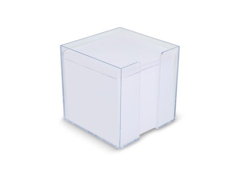 Notizzettel 10x10x10cm in Würfelbox - Transparent bedrucken, Art.-Nr. LT91763-N0004