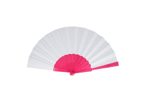 Fächer aus Kunststoff - Rosa bedrucken, Art.-Nr. LT90524-N0076 Fächer aus Kunststoff - Rosa bedrucken, Art.-Nr. LT90524-N0076