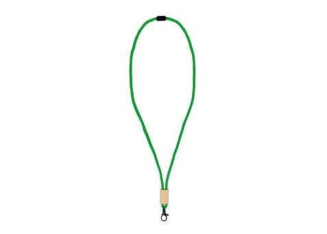 R-PET Kordel-Lanyard - Grün bedrucken, Art.-Nr. LT95306-N0031 R-PET Kordel-Lanyard - Grün bedrucken, Art.-Nr. LT95306-N0031