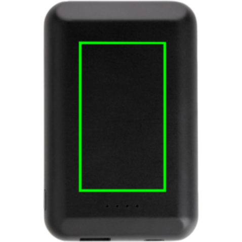 Magnetische 5.000 mAh Wireless Powerbank schwarz bedrucken, Art.-Nr. P322.281 Magnetische 5.000 mAh Wireless Powerbank schwarz bedrucken, Art.-Nr. P322.281