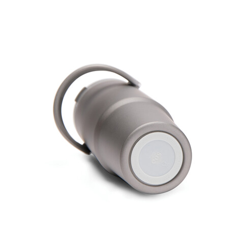 VINGA Eos Trek 880ml Flasche aus RCS rec. Stainless-Steel grau, grau bedrucken, Art.-Nr. V4320322