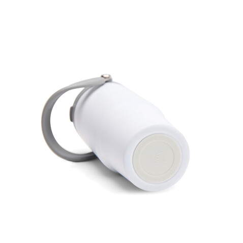 VINGA Eos Trek 880ml Flasche aus RCS rec. Stainless-Steel weiß, grau bedrucken, Art.-Nr. V4320303