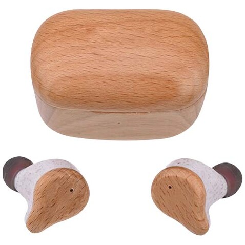 Prixton TWS163 Bluetooth® Ohrhörer, holz bedrucken, Art.-Nr. 1PA18571 Prixton TWS163 Bluetooth® Ohrhörer, holz bedrucken, Art.-Nr. 1PA18571