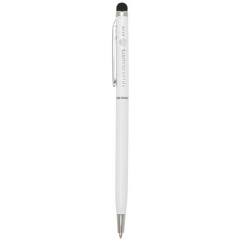 Ore Stylus Aluminium Kugelschreiber (blaue Mine), weiss bedrucken, Art.-Nr. 10625601 Ore Stylus Aluminium Kugelschreiber (blaue Mine), weiss bedrucken, Art.-Nr. 10625601
