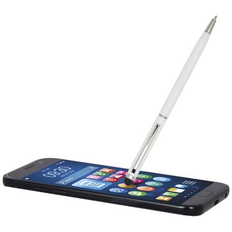 Ore Stylus Aluminium Kugelschreiber (blaue Mine), weiss bedrucken, Art.-Nr. 10625601 Ore Stylus Aluminium Kugelschreiber (blaue Mine), weiss bedrucken, Art.-Nr. 10625601